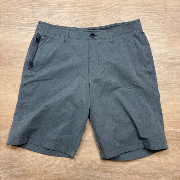 Under Armour Athletic Golf Shorts M34 Color Gray - Picture 1 of 5